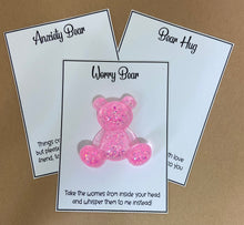 Load image into Gallery viewer, Bear Hug - Bright Pink Glitter
