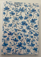 Load image into Gallery viewer, Handmade Blank Cards - Blue Daisy Set Two
