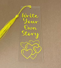 Load image into Gallery viewer, Write Your Own Story (Yellow) Bookmark
