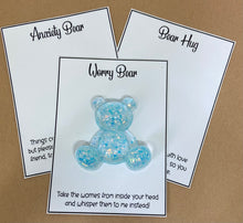 Load image into Gallery viewer, Bear Hug - Light Blue Glitter
