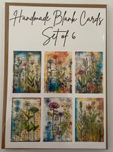Load image into Gallery viewer, Handmade Blank Cards - Watercolor Plants Set One
