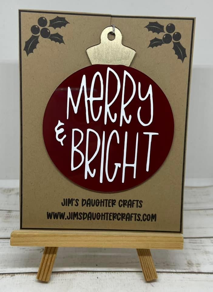 Merry & Bright Ornament