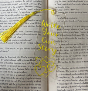 Write Your Own Story (Yellow) Bookmark