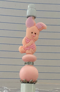 Beaded Pen - Piglet
