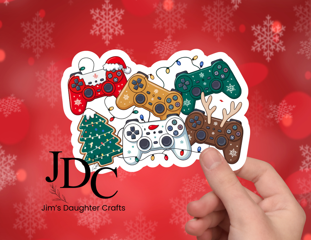Christmas Gamer Sticker