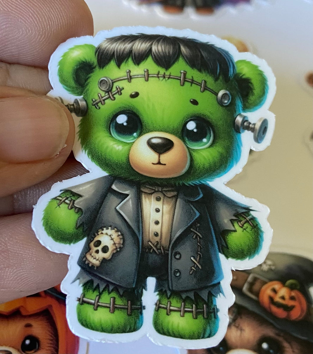 Halloween Teddy Bear Stickers