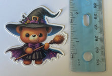 Load image into Gallery viewer, Halloween Teddy Bear Stickers
