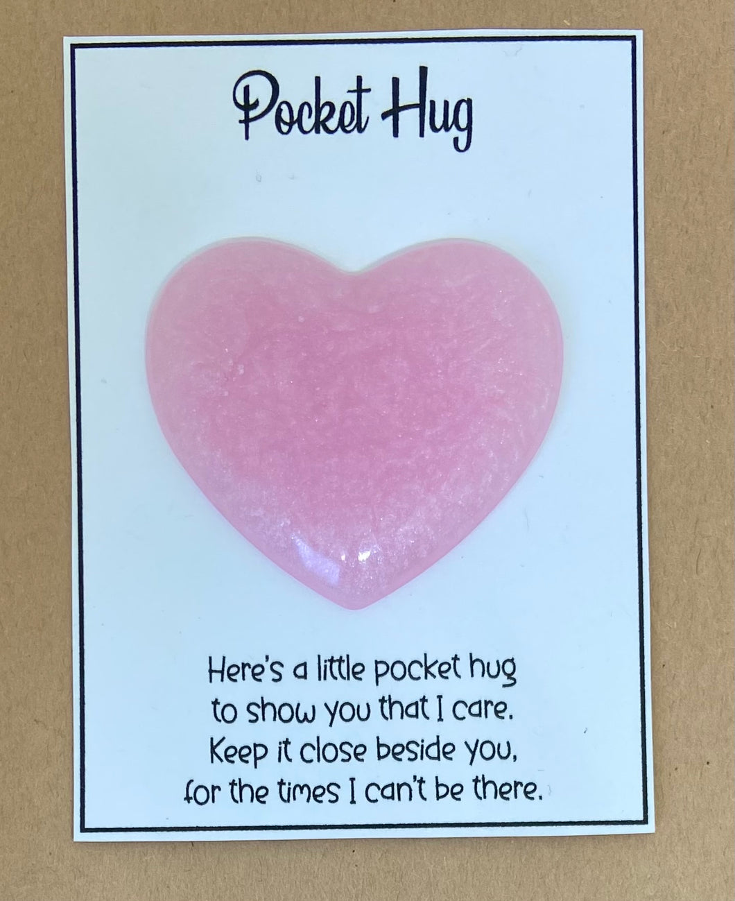 Pocket Hug - Pink Mica
