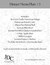 Load image into Gallery viewer, Dinner Meal Plan #3
