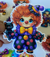 Load image into Gallery viewer, Halloween Clown Stickers
