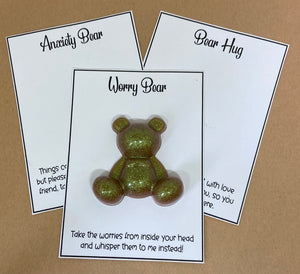 Bear Hug - Gold Glitter