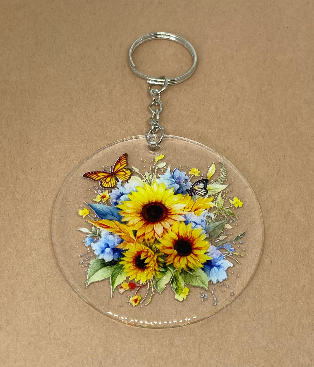 Sunflowers Keychain