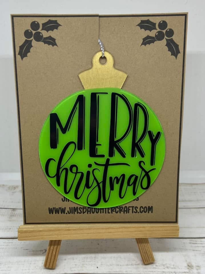 Merry Christmas Ornament